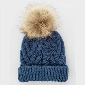 Knit Pom Beanie- Huggalugs