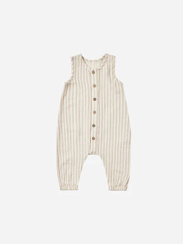 Quincy Mae Woven Jumpsuit | Vintage Stripes