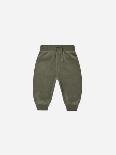 Quincy Mae Velour Relaxed Sweatpant