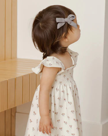 Smocked Jersey Dress || Summer Flower