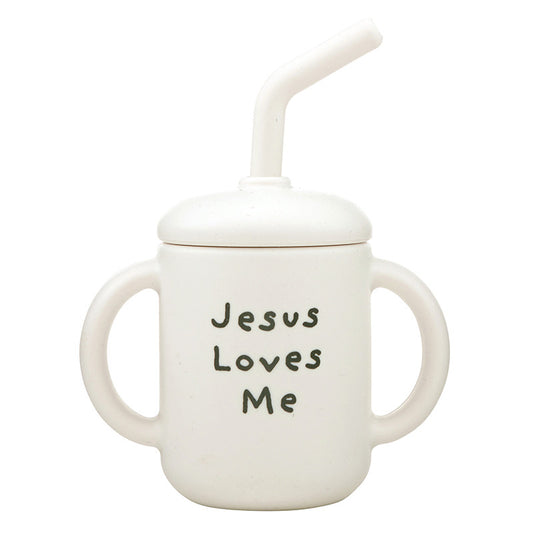 Silicone Tumbler | Jesus Loves Me