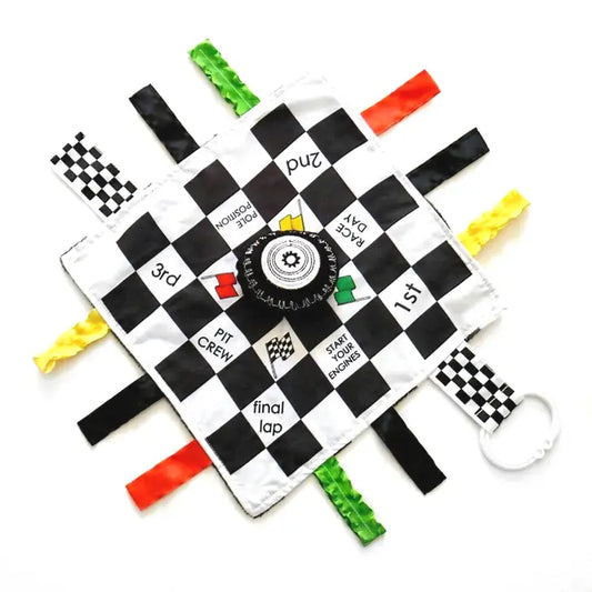 Baby Jack & Company Crinkle Square - Racing