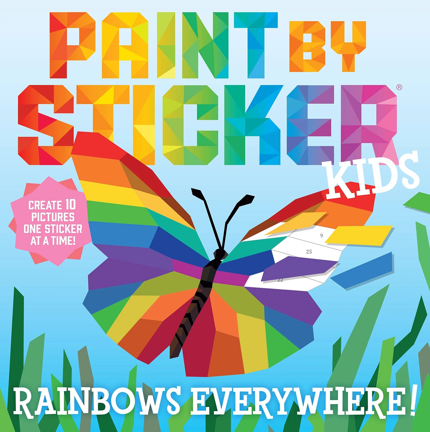 Paint by Sticker, Kids Rainbows Everywhere