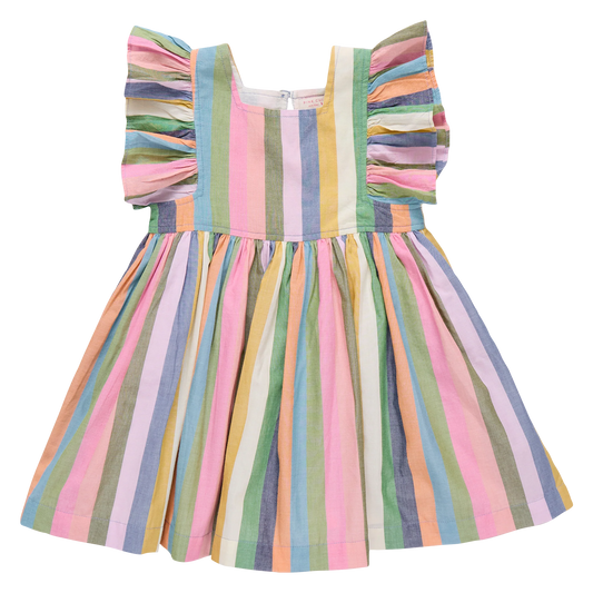 Pink Chicken Elsie Dress | Parade Stripe