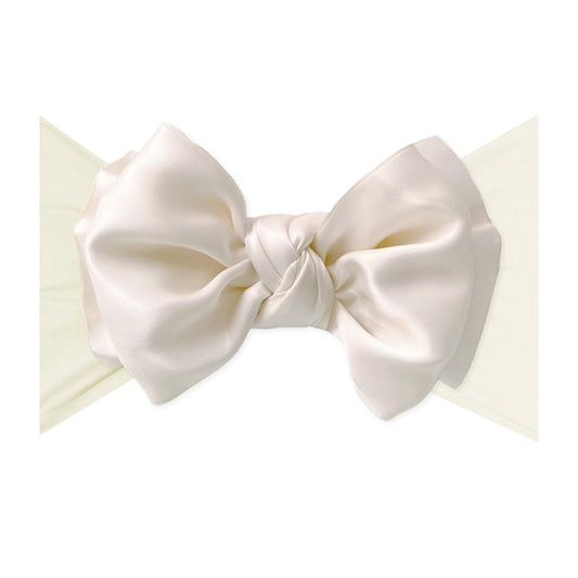 Baby Bling Satin Fab- Ivory