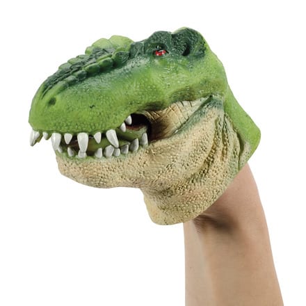 Schylling Green Dino Hand Puppet