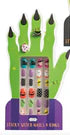 Mud Pie Halloween Press On Nails & Ring Set