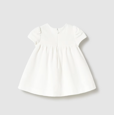 Mayoral White Short Sleeve Dress