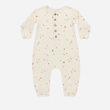 Quincy Mae Woven Long Sleeve Jumpsuit | Stars