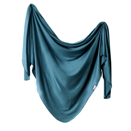 Copper Pearl Steel Knit Swaddle Blanket