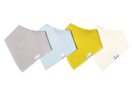 Copper Pearl Stone Bandana Bib 4-Pack
