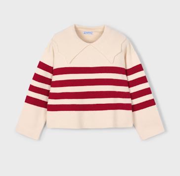 Mayoral Striped Knit Sweater