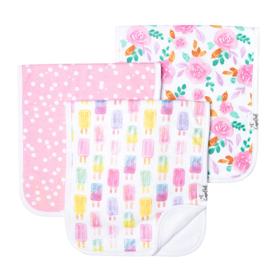 Copper Pearl Summer Bandana Bib 4-Pack