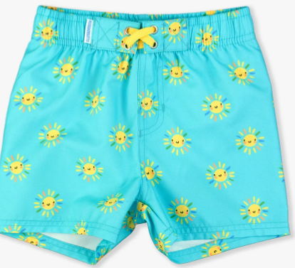 Sunshiny Days- Swim Trunks