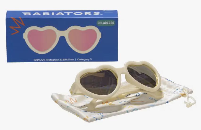 Babiators - Polarized Hearts Sweet Cream