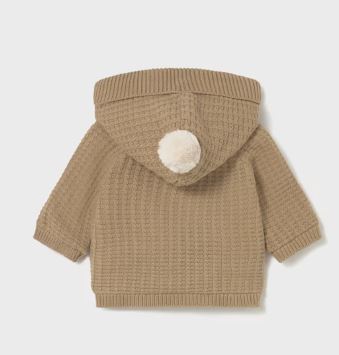 Mayoral Tan Hooded Sweater