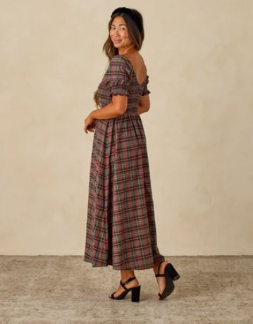 Noralee Adele Dress | Winter Tartan