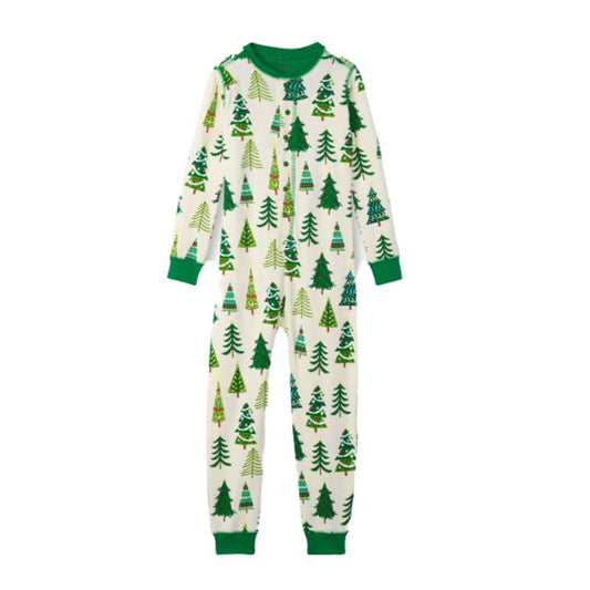 Hatley Christmas Trees Glow in the Dark One Piece