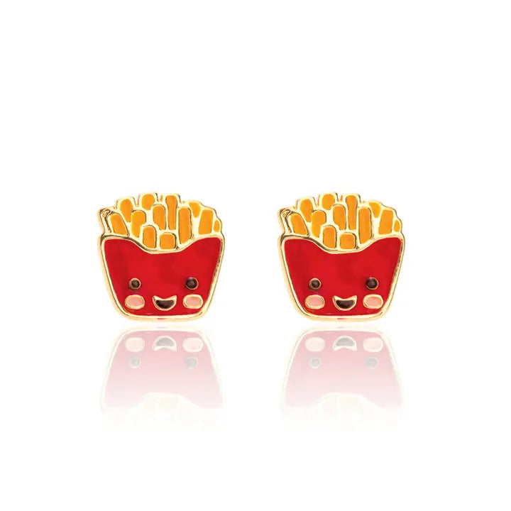 Girl Nation French Fries Earrings