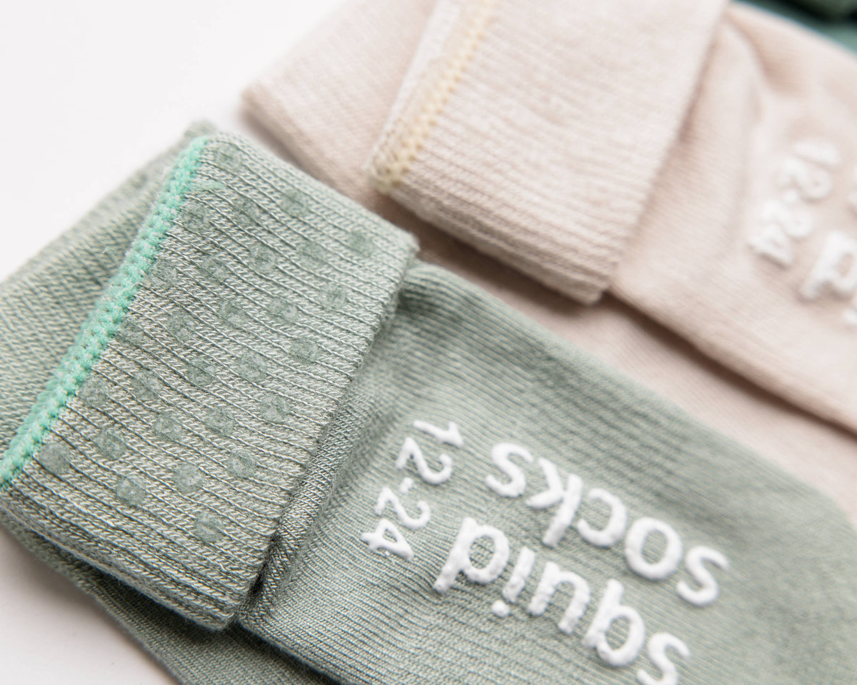 Baby & Kids Grip Socks, Coastal, 3-Pack