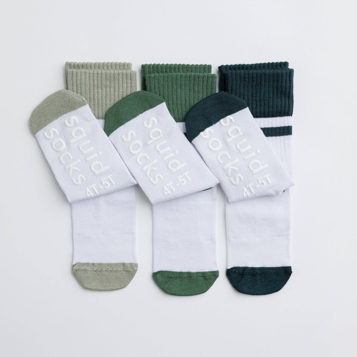 Baby & Kids Crew Grip Socks, Cooper, 3-Pack