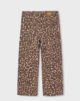 Mayoral Twill Pants | Animal Print