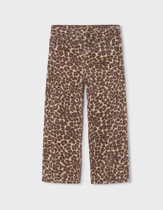 Mayoral Twill Pants | Animal Print