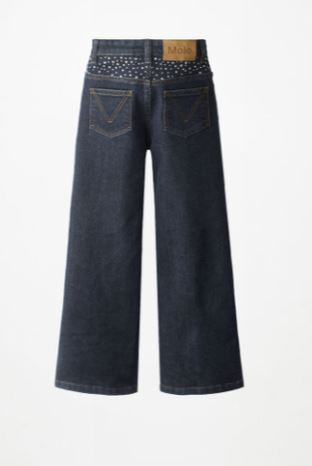 MOLO Asta Rhinestone Raw Jeans