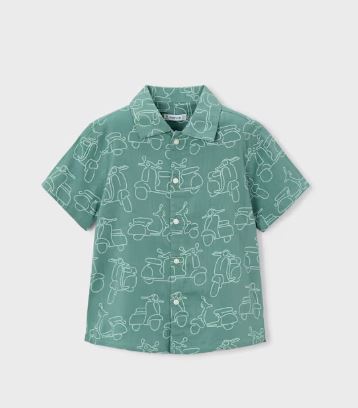 Mayoral Printed Button Shirt
