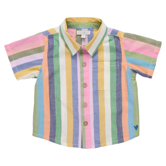 Blue Rooster Jack Shirt | Parade Stripe