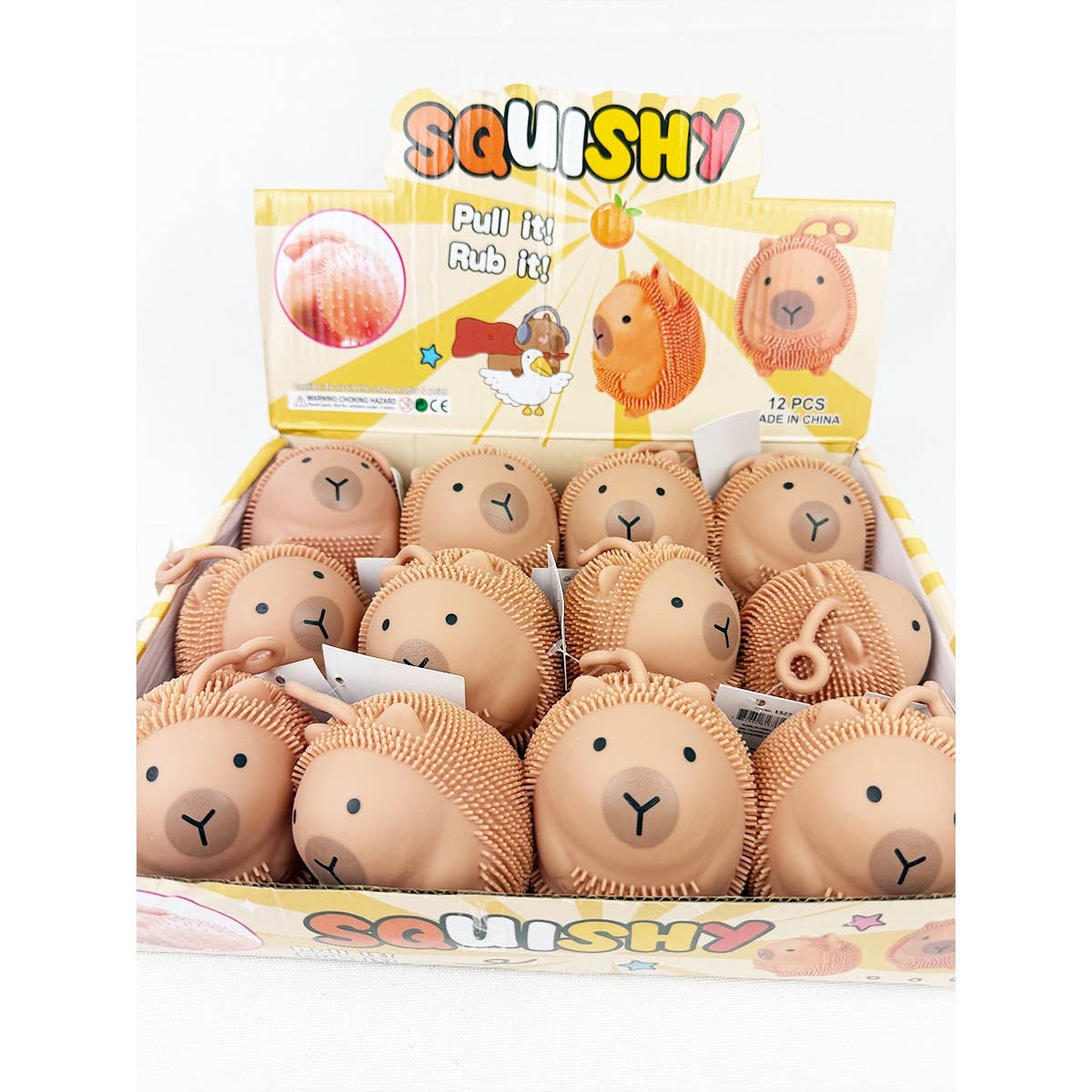 Cute Capybara Puffer Squishy Toy