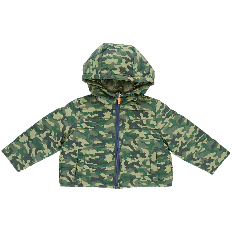 Pink Chicken Reversible Riley Jacket | Green Camo