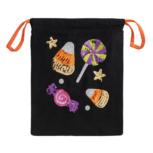 Mud Pie Sequins Halloween Treat Bag