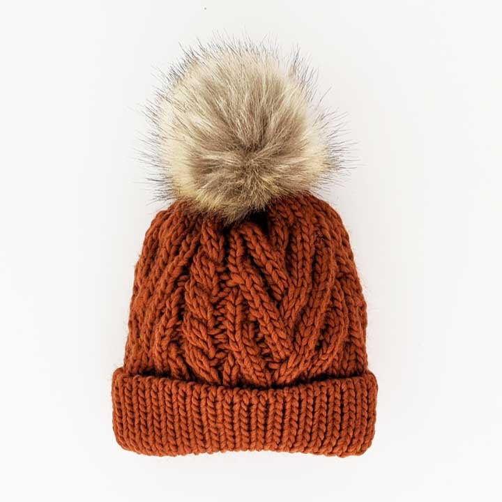 Knit Pom Beanie- Huggalugs