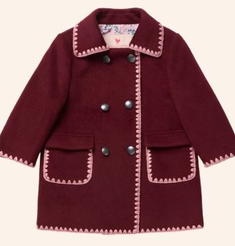 Pink Chicken Girls Beck Peacoat