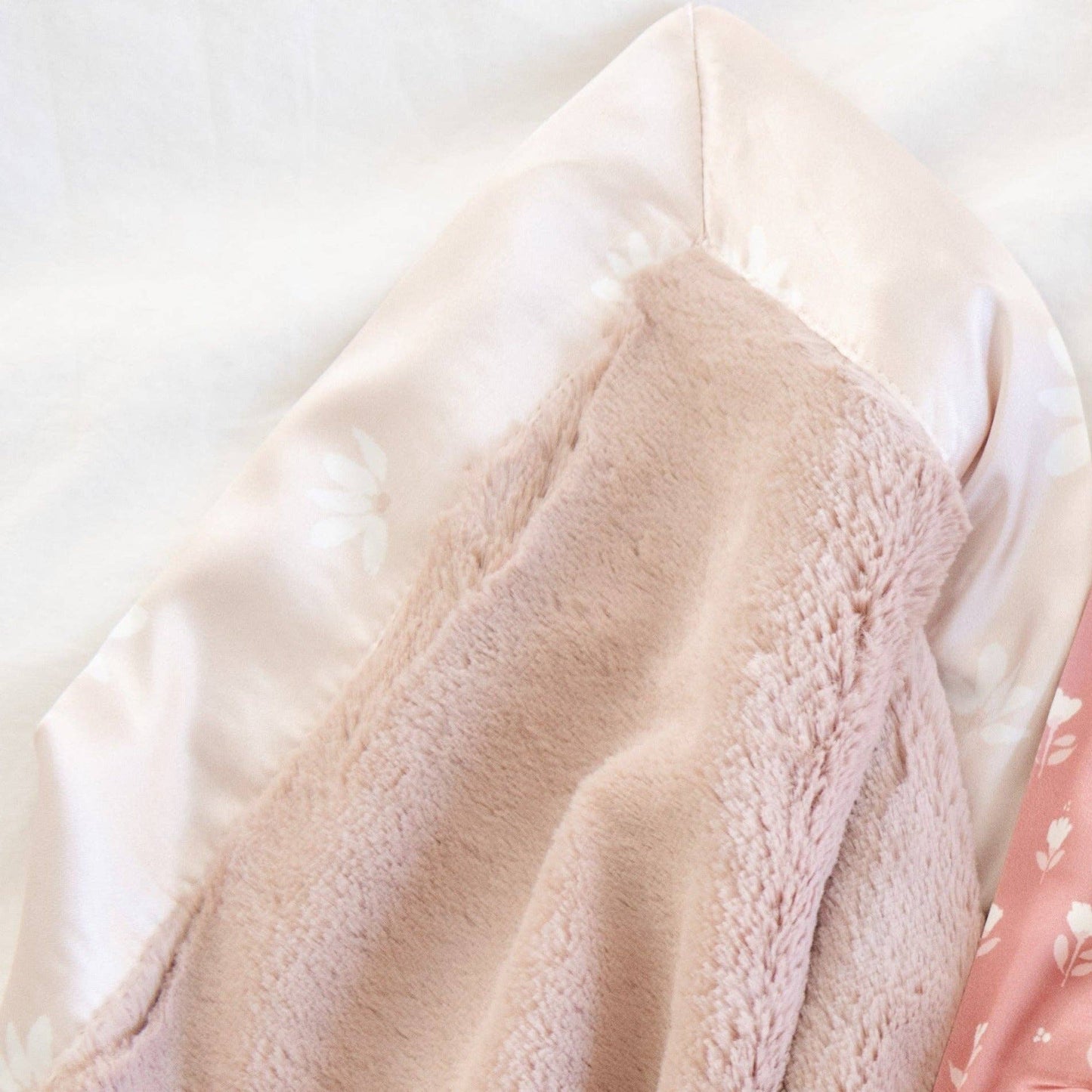 SATIN BACK RECEIVING BLANKETS