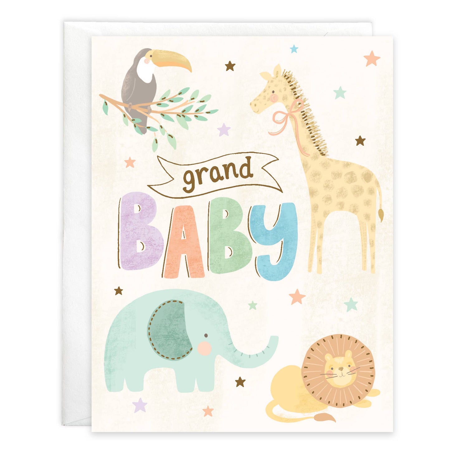 Baby Greeting Card - Jungle Grand Baby