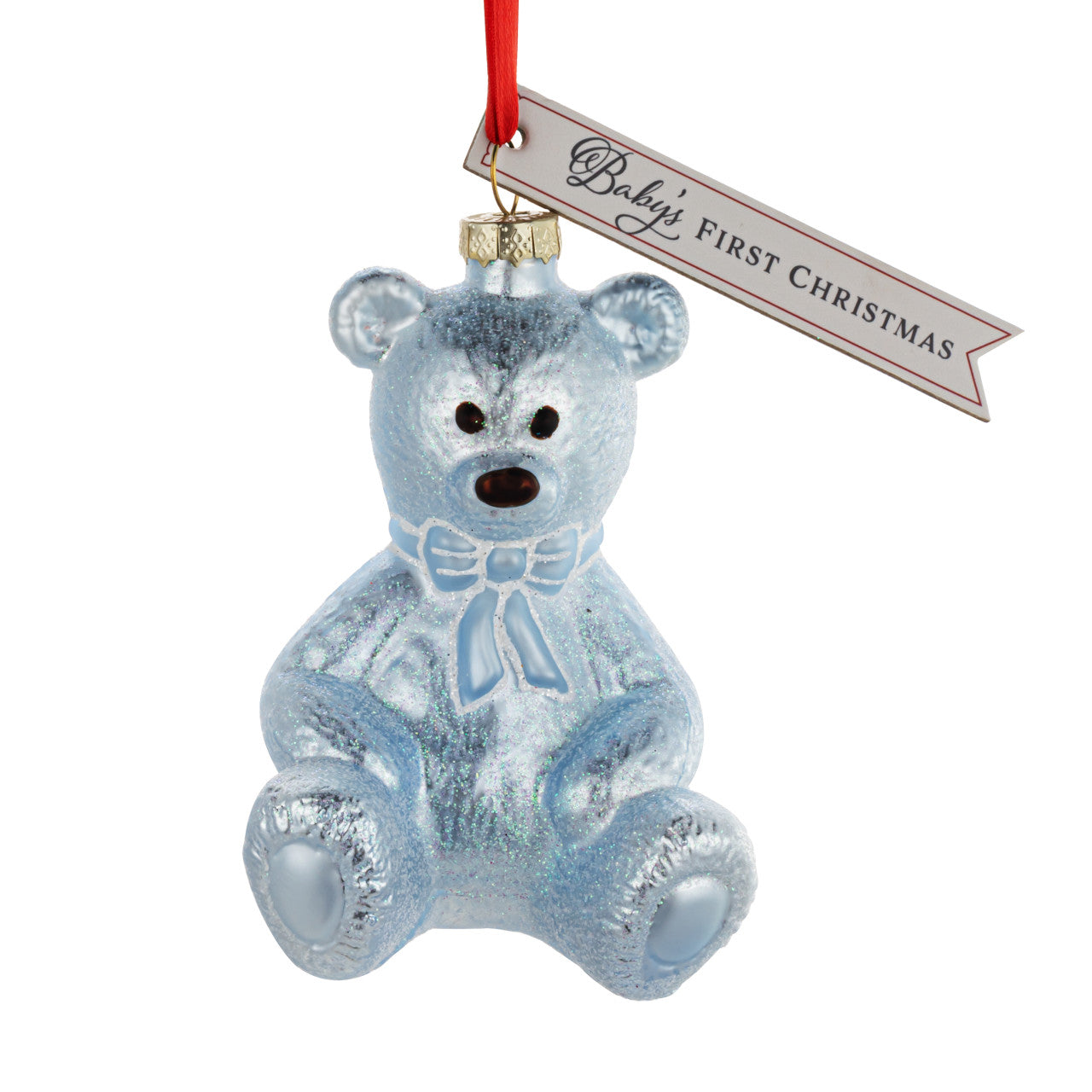 Demdaco Baby's First Christmas Blue Bear Ornament