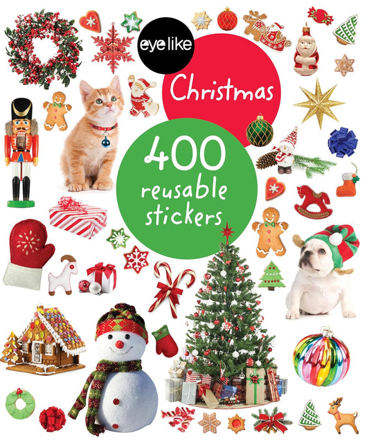 Eye Like Christmas 400 Reusable Stickers