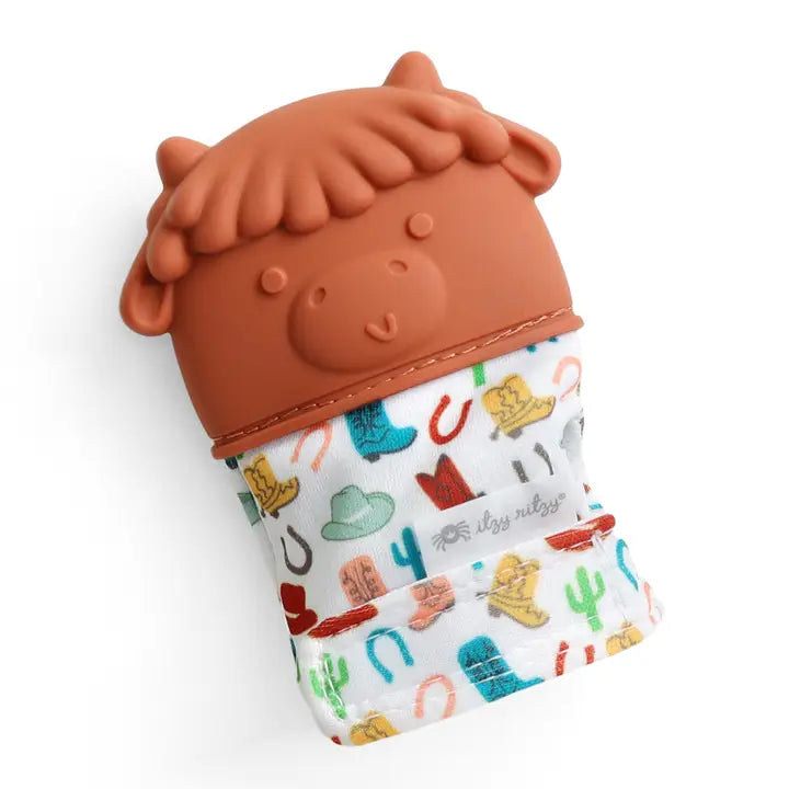 Itzy Ritzy Itzy Mitt - Highland Cow