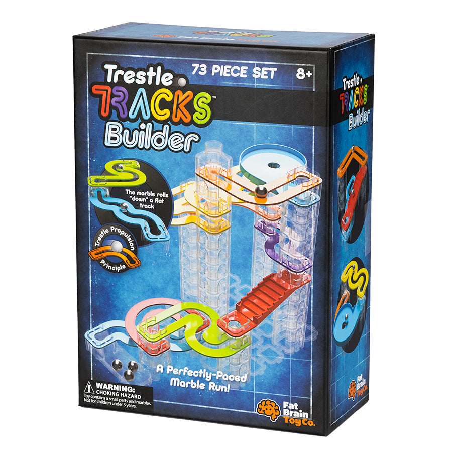 Fat Brain Trestle Tracks Builder 73-piece set