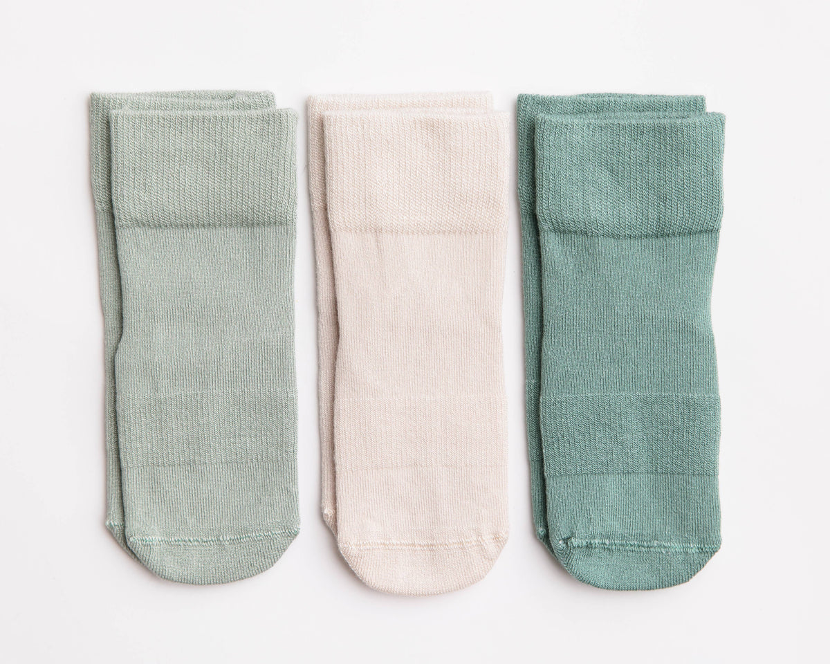 Baby & Kids Grip Socks, Coastal, 3-Pack