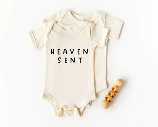Heaven Sent Baby Long Sleeve Bodysuit | New Baby Gifts