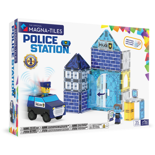 Magna-Tiles Police Station 35-Piece Set