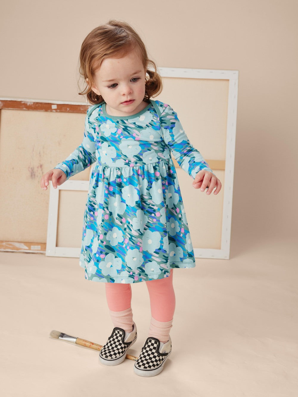 Tea Monet's Garden Skirted Baby Dress