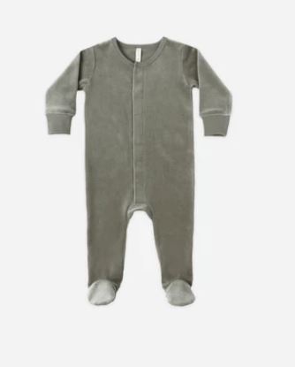 Quincy Mae Hidden Snap Footie