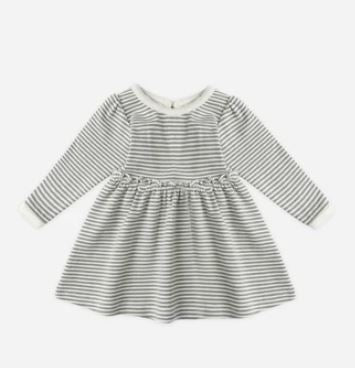 Quincy Mae Alda Dress | Forest Stripe
