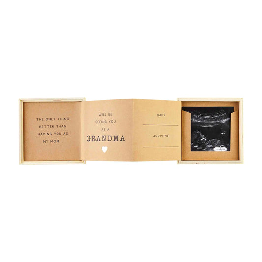 Mud Pie Grandma Foldout Announcement