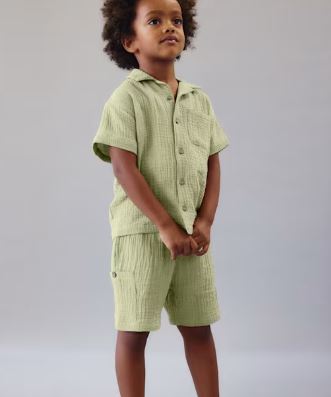Mayoral Green Cotton Outfit