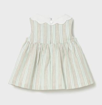 Mayoral Green Stripe Dress